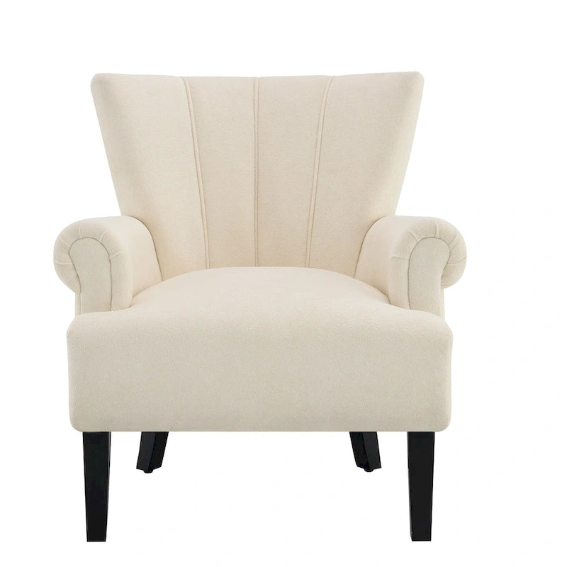 Poltrona a schienale alto Beige Channel