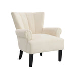 Poltrona a schienale alto Beige Channel