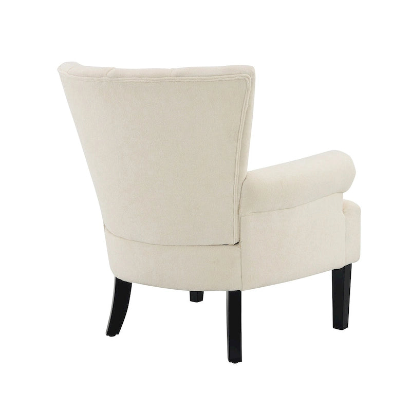 Poltrona a schienale alto Beige Channel