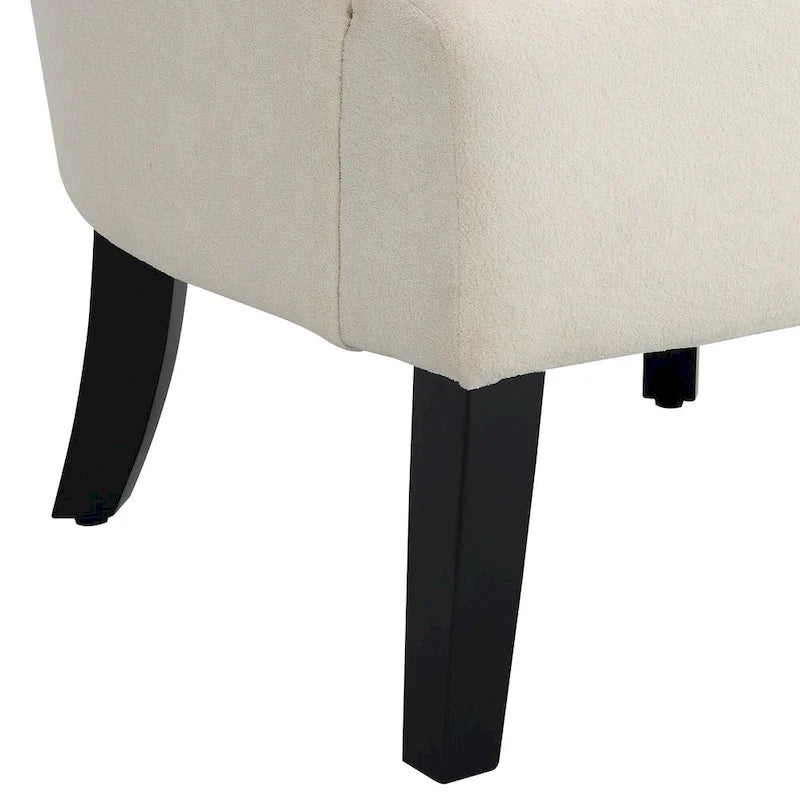 Poltrona a schienale alto Beige Channel
