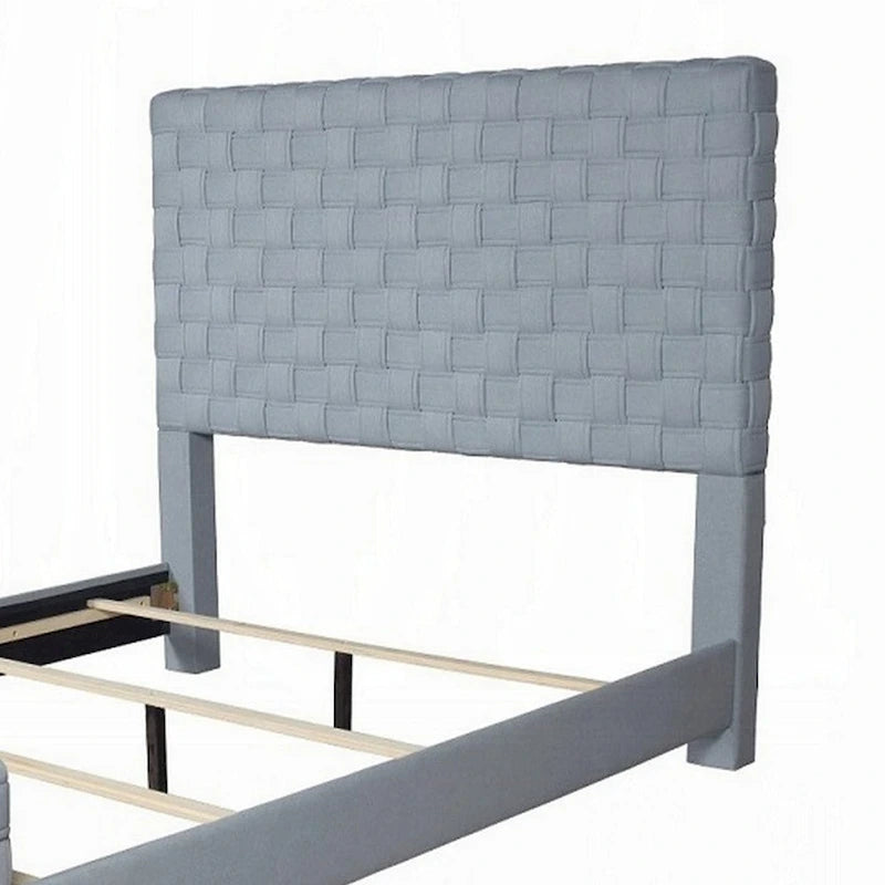 Letto a pannelli king size con testiera e pediera imbottite