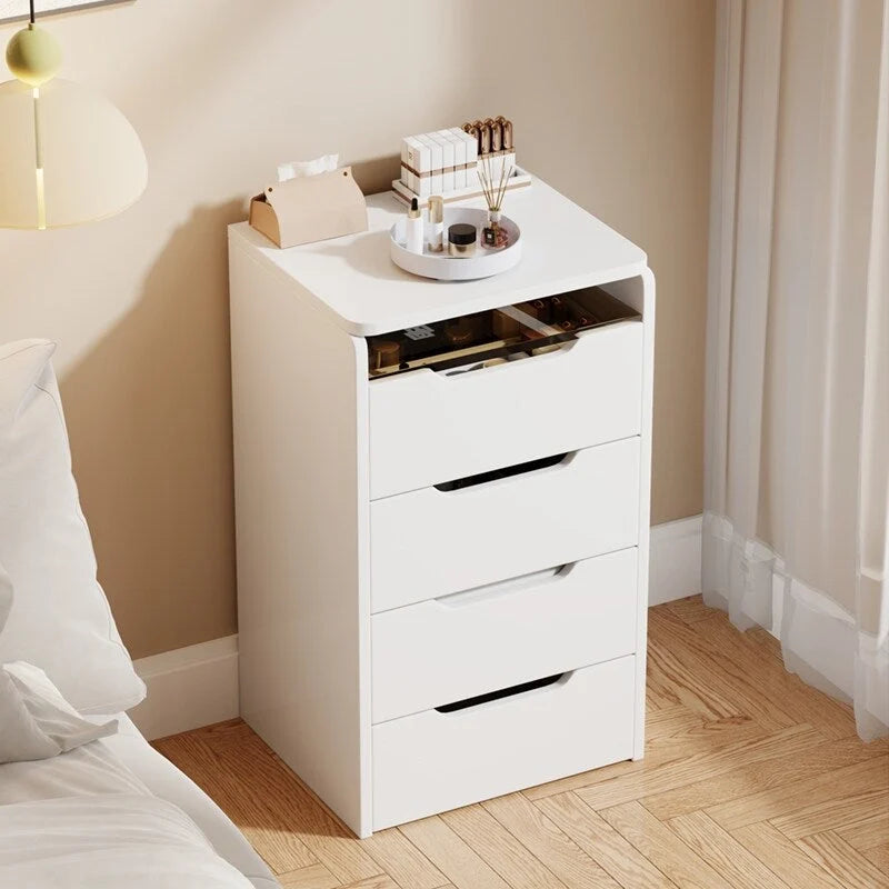 Set da tavolo per trucco con specchio illuminato, 3 cassetti e sgabello