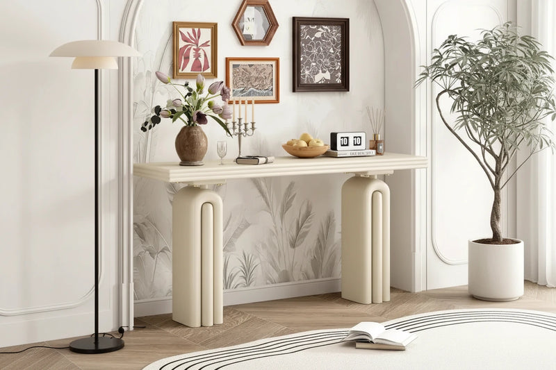 60 Long Console Table Entryway Accent Table for Living Room Hallway