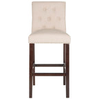 Set di 2 sgabelli da bar trapuntati da 80 cm (48L x 58P x 112A cm)