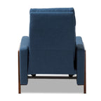 Poltrona reclinabile in tessuto Mid-Century