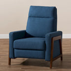 Poltrona reclinabile in tessuto Mid-Century