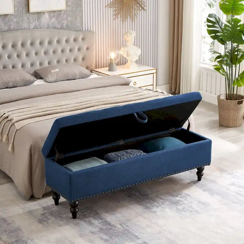 Panca contenitore/ottoman, 150 cm