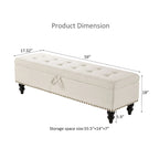 Panca contenitore/ottoman, 150 cm