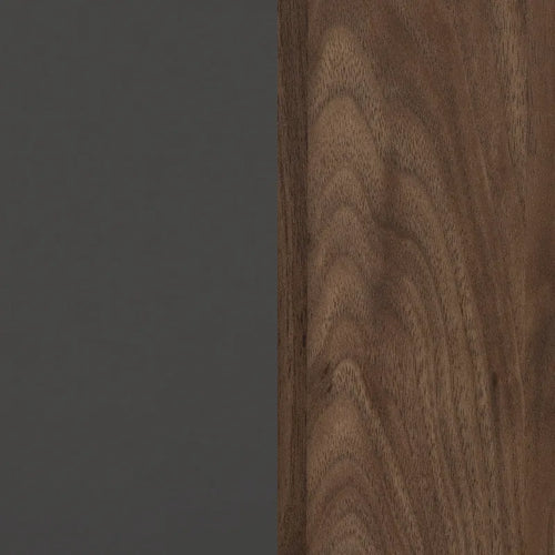 Olvyn 5-Drawer Chest, Natural Walnut and Charcoal