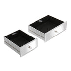 Cassettiera a specchio con 3 cassetti
