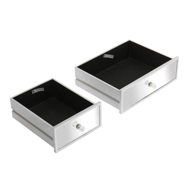 Cassettiera a specchio con 3 cassetti