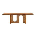 Tavolo da pranzo rettangolare in noce - 92L x 39,3P x 30A