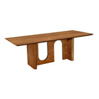 Tavolo da pranzo rettangolare in noce - 92L x 39,3P x 30A