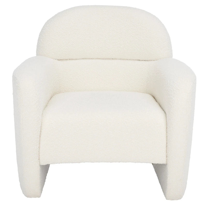 Poltrona Bouclé - 83,8 cm L x 85 cm P x 86,3 cm H