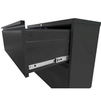Armadietto Metallico Verticale per Archiviazione con Serratura – 2/3/4/5 Cassetti, Adatto per Formato A4 / Legale / Letter