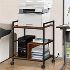 Supporto per stampante a 3 livelli con stazione di ricarica e porte USB (61 cm P x 47,3 cm L x 78,4 cm A)