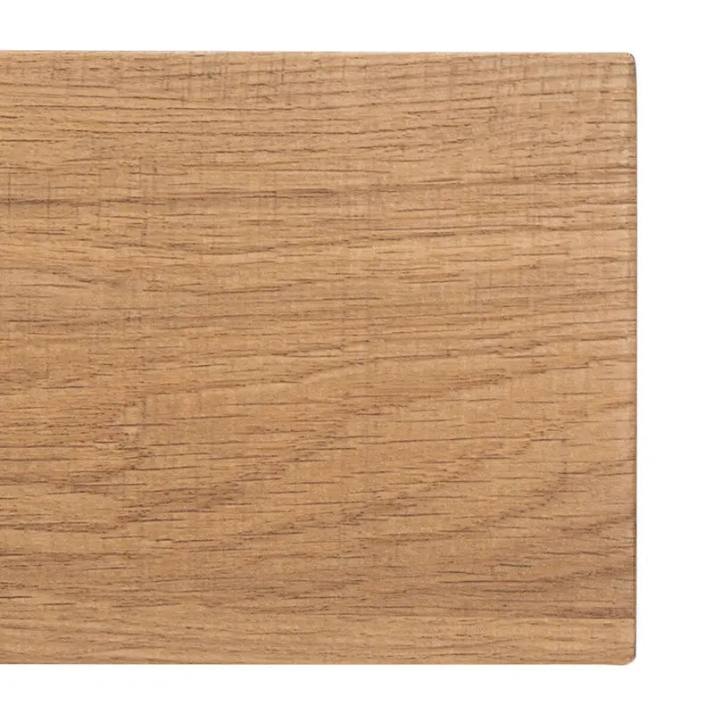 Tavolo da pranzo con piano in legno stile Mid-Century e gambe a forcina - 150 cm L x 90 cm P x 75 cm H