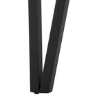 Tavolo da pranzo con piano in legno stile Mid-Century e gambe a forcina - 150 cm L x 90 cm P x 75 cm H