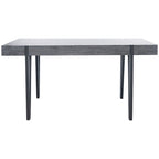 Tavolo da pranzo con piano in legno stile Mid-Century e gambe a forcina - 150 cm L x 90 cm P x 75 cm H