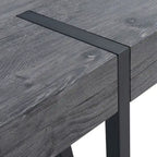 Tavolo da pranzo con piano in legno stile Mid-Century e gambe a forcina - 150 cm L x 90 cm P x 75 cm H