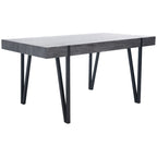 Tavolo da pranzo con piano in legno stile Mid-Century e gambe a forcina - 150 cm L x 90 cm P x 75 cm H