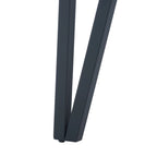 Tavolo da pranzo con piano in legno stile Mid-Century e gambe a forcina - 150 cm L x 90 cm P x 75 cm H